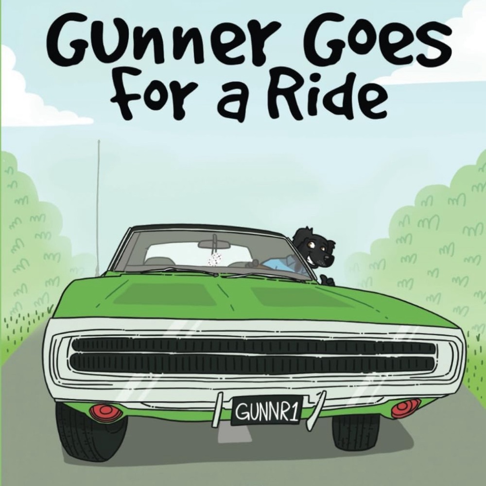 Gunner Goes Series Book #4: Gunner Goes for a Ride.  SE with Pawpiture!